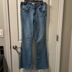 BP. - Striped Flare Jeans / Size 26